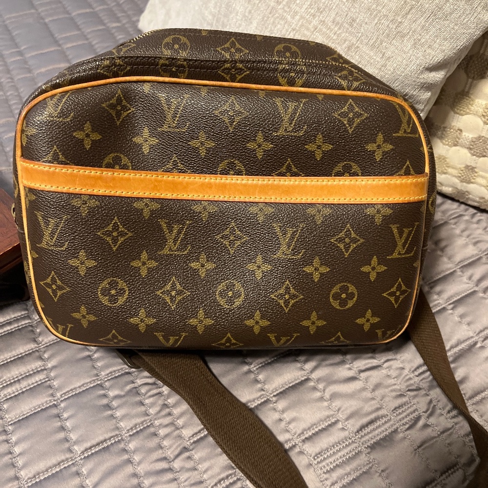 LOUIS VUITTON Monogram Reporter PM crossbody Bag 💼 SP0033